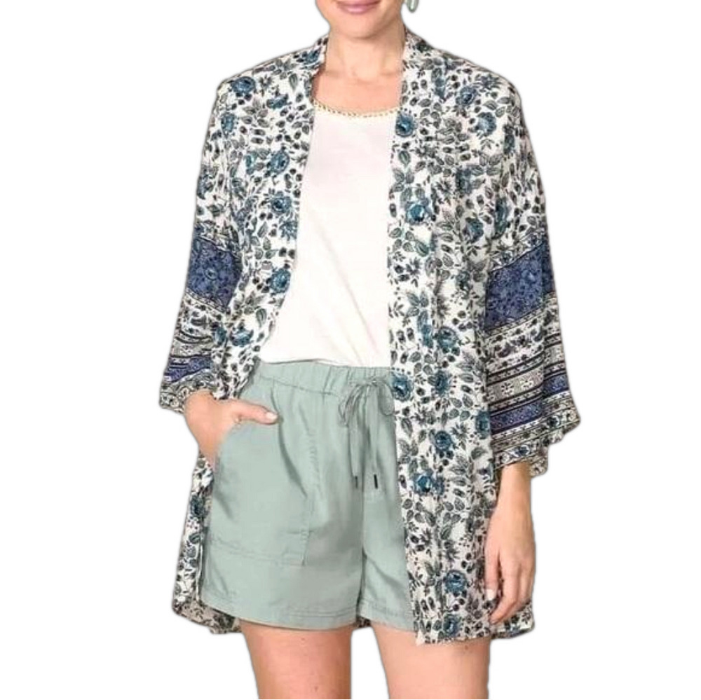 Matilda Jane Good Hart GH NWT Gulf Coast Floral Kimono Size XS/S